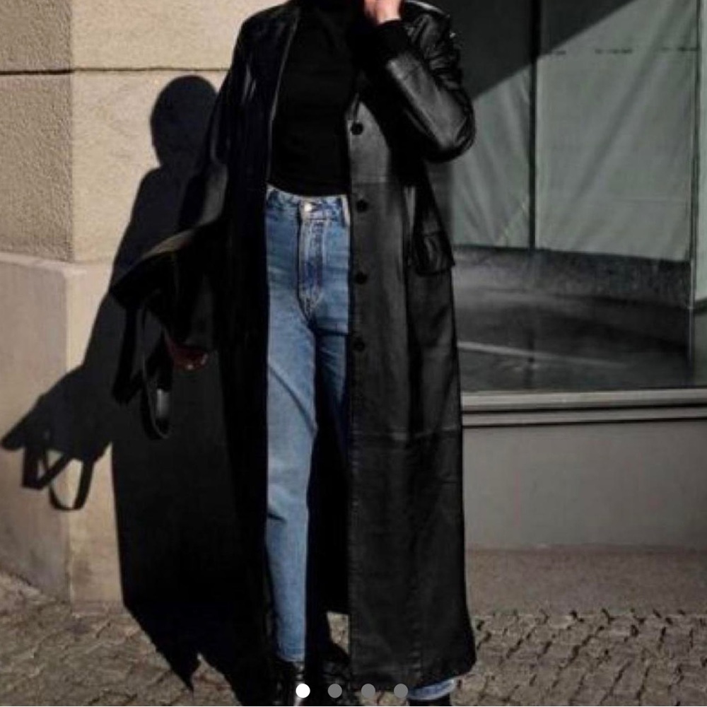 Relaxed Faux Leather Coat from NAP